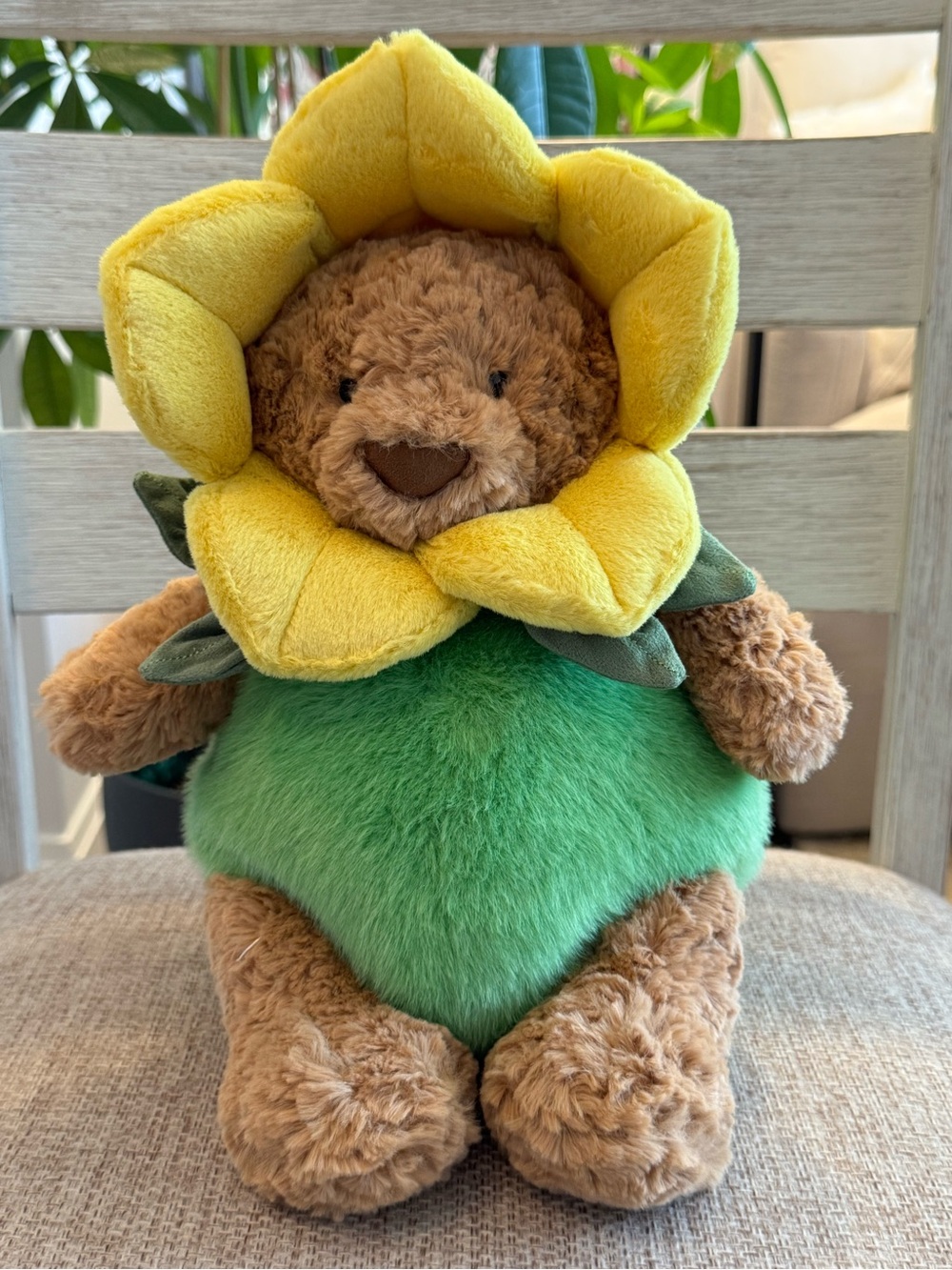 Jellycat Bartholomew Bear Daffodil Outfit